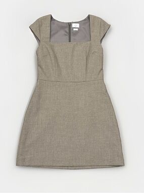 Aritzia Wilfred Square Neck Cap Sleeve Mini Dress Size 6